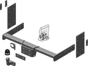 Brink vetokoukku - Sprinter W906 / W907